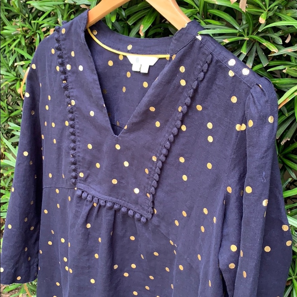 👗 NWOT Boden navy linen dress